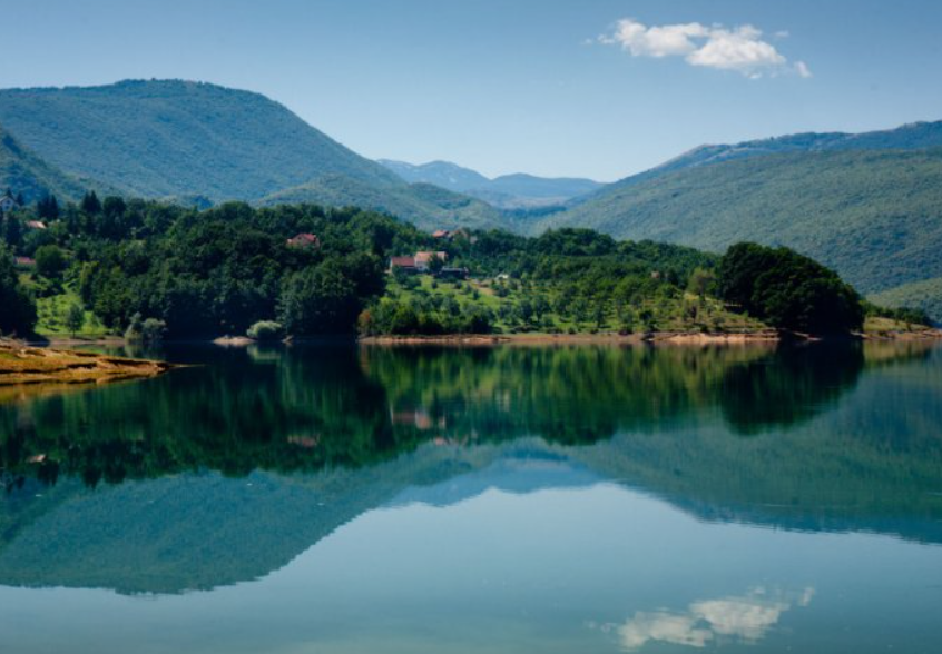 Modrac Lake, Lukavac, Tuzla Canton, Bosnia and Herzegovina